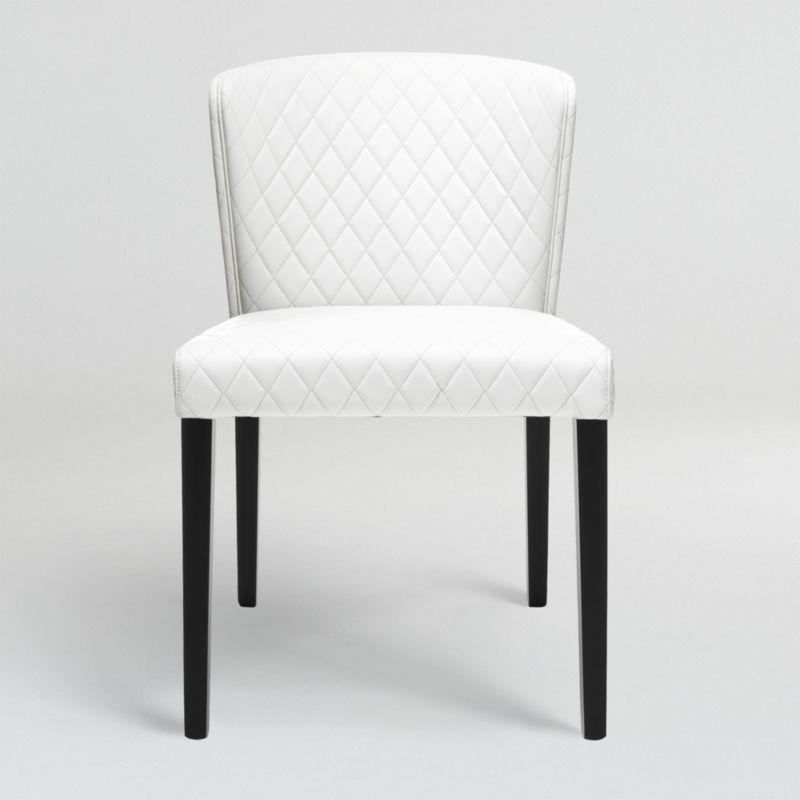 Curran Quilted Oyster Dining Chair Crate & Barrel Canada