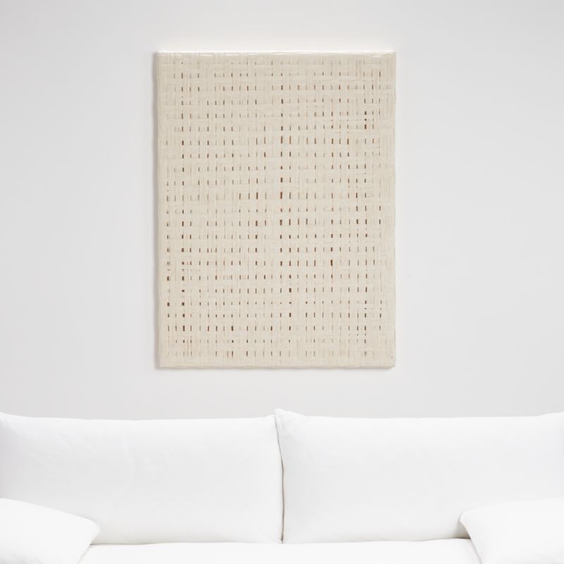 'Natural Daisy Chain' Wall Art 48"x2" by Leanne Ford' + Reviews Crate