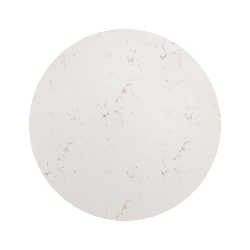 Damen 48" White Marble Top Dining Table + Reviews Crate & Barrel