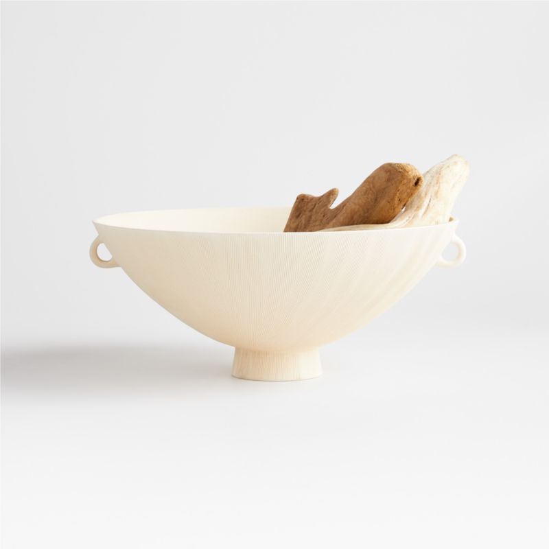 Bol Délicat White Footed Centerpiece Bowl by Athena Calderone + Reviews