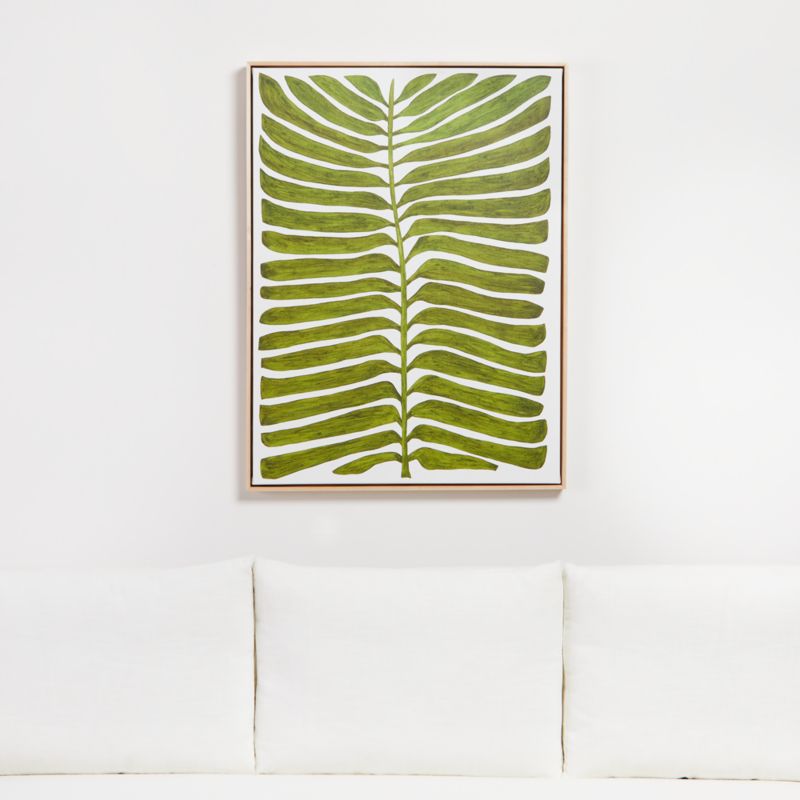 'Deplazium' Framed Wall Art Print 30"x40" by Marianne Hendricks