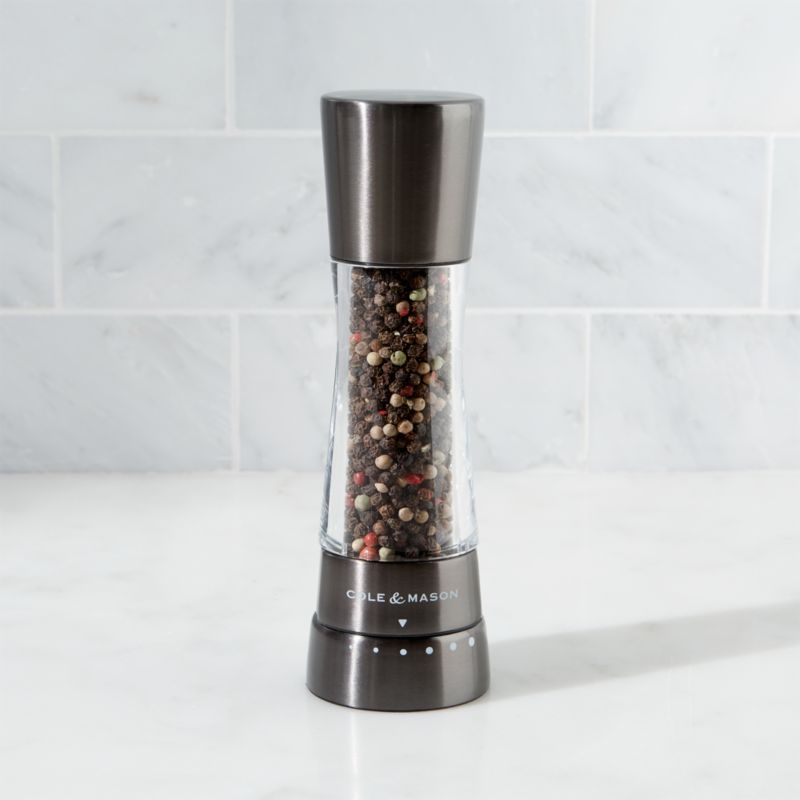 Cole and Mason Derwent Adjustable Gunmetal Pepper Mill + Reviews