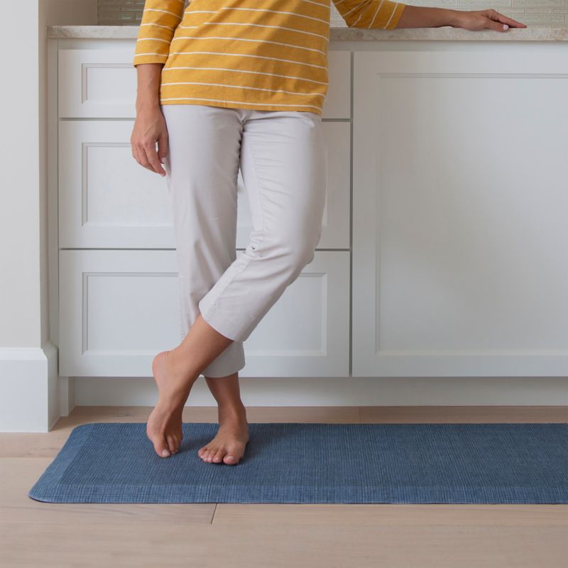 GelPro Designer Comfort Tweed High Tide Kitchen Mat 20"x72" + Reviews