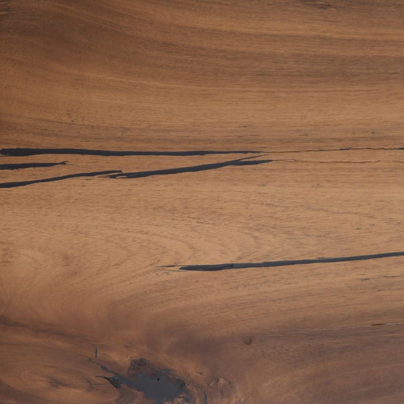 Dillon Natural Yukas Wood 55" Round Coffee Table + Reviews Crate