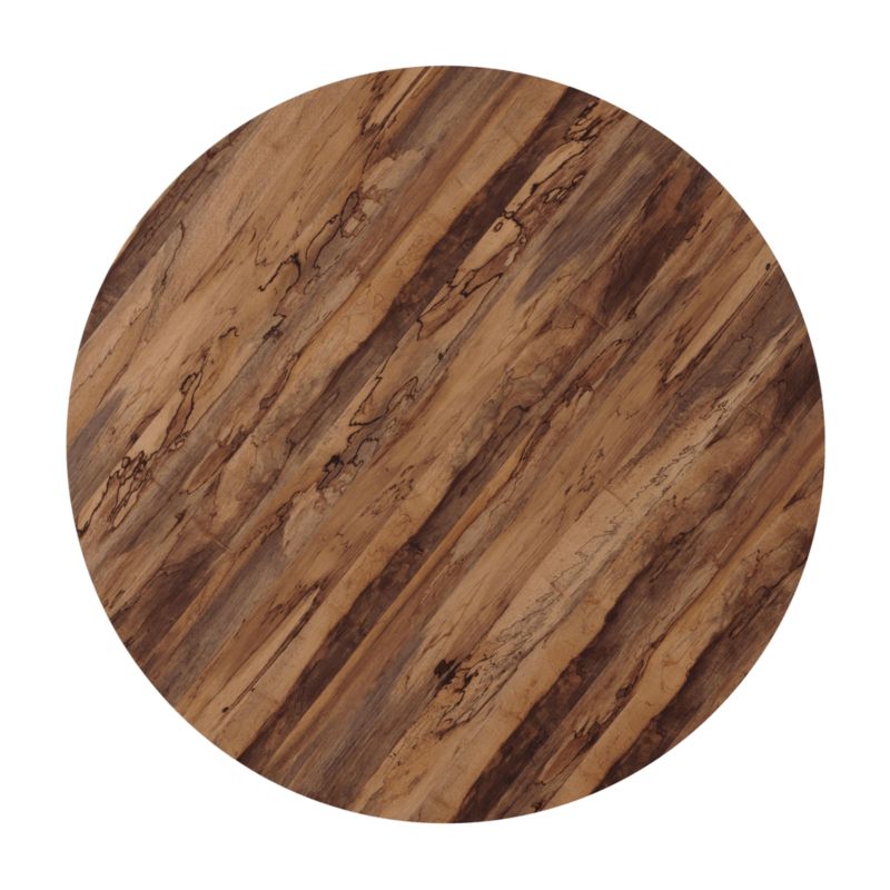 Dillon Natural Yukas Wood 55" Round Coffee Table + Reviews Crate & Barrel