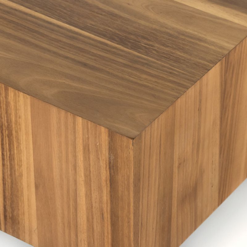 Dillon Natural Yukas Wood 53" Rectangular Coffee Table + Reviews