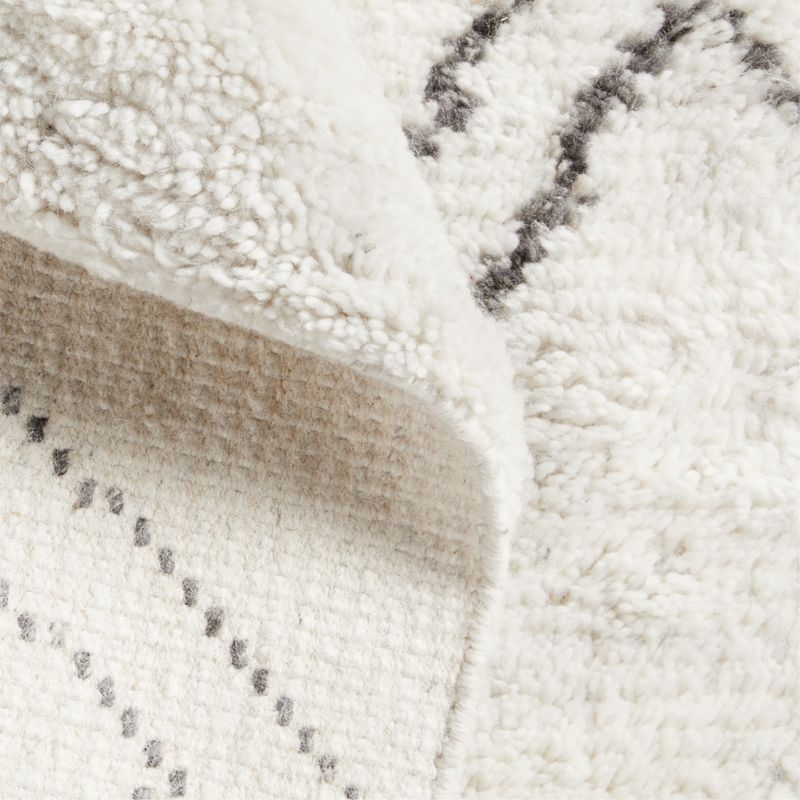 Dolomites Wool HandKnotted Ivory Area Rug 8'x10' + Reviews Crate & Barrel