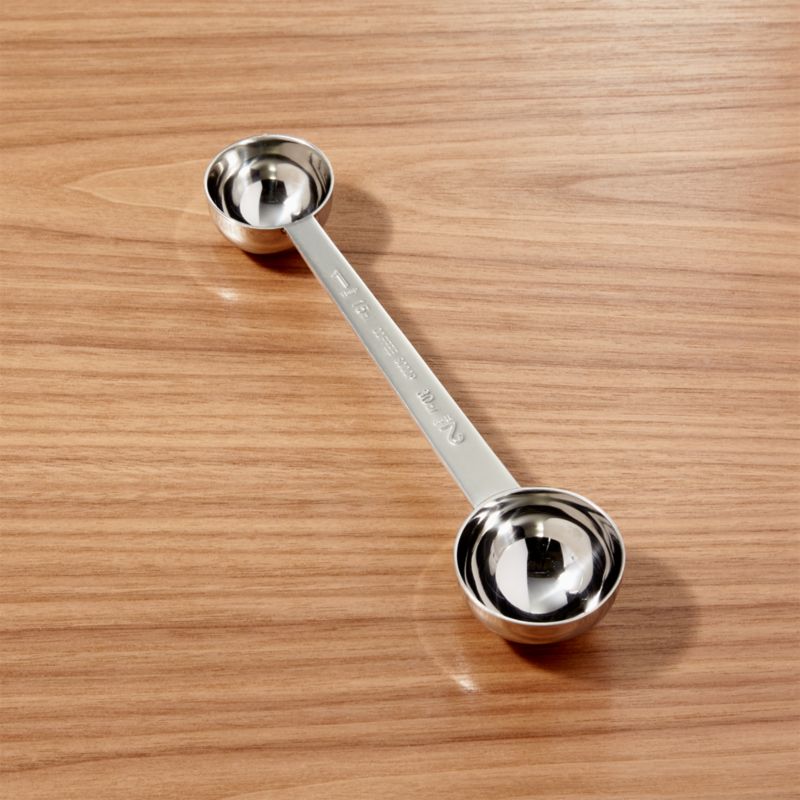Double Coffee Scoop + Reviews Crate & Barrel