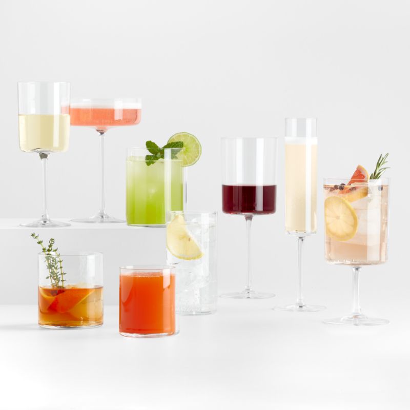 Edge Square Wine Glasses Crate & Barrel Canada