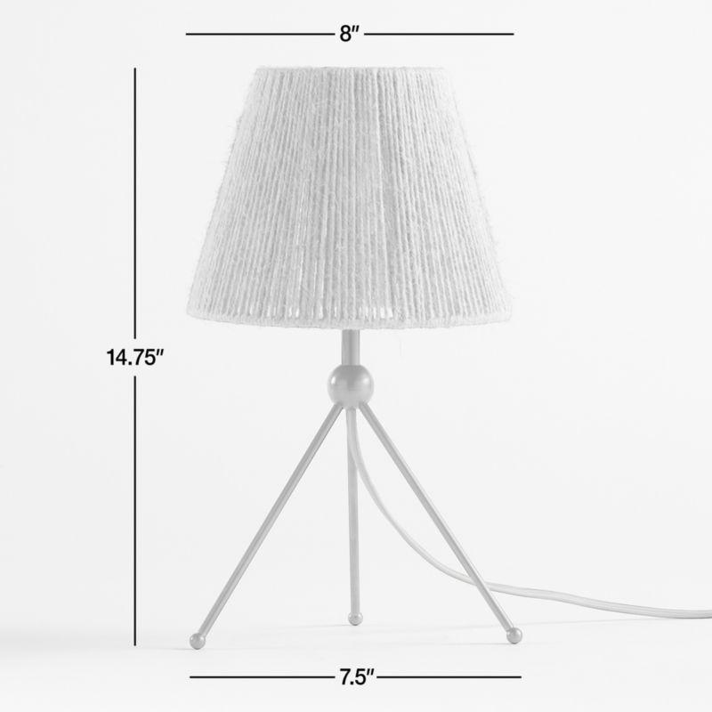 Ellery Tripod Table Lamp by Jake Arnold + Reviews Crate & Barrel