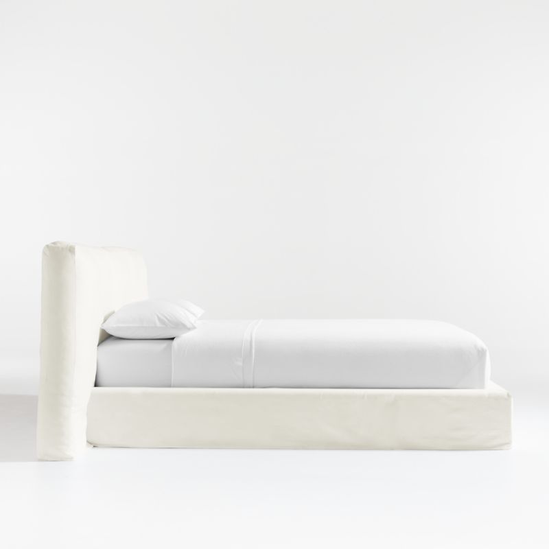 Ever White Slipcover Bed by Leanne Ford Crate & Barrel