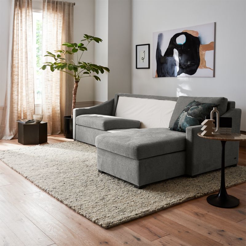 Fuller 2Piece Sleeper Sectional Sofa + Reviews Crate & Barrel Canada