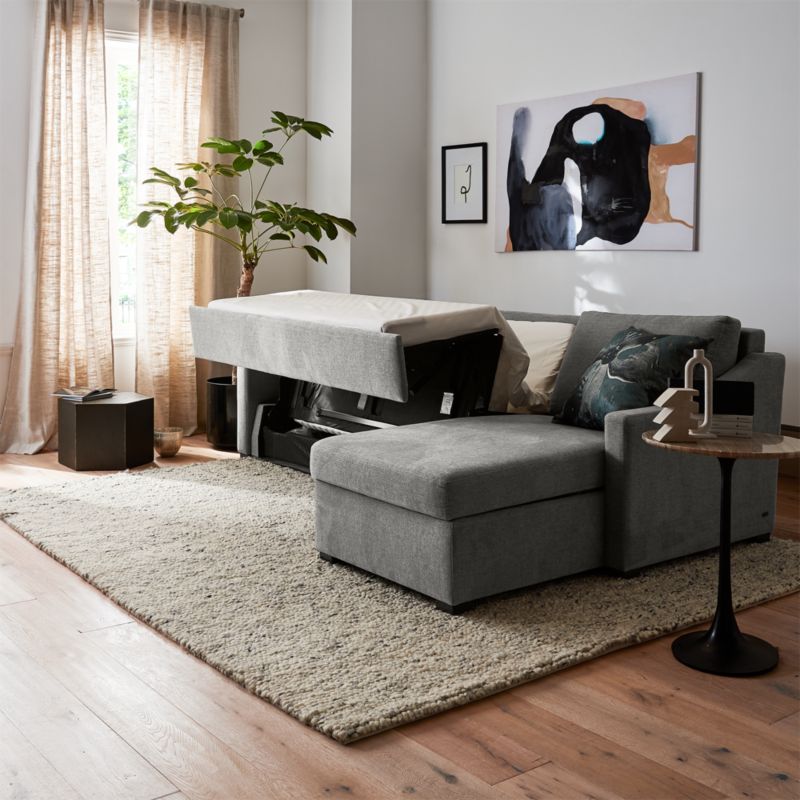 Fuller 2Piece Sleeper Sectional Sofa + Reviews Crate & Barrel Canada