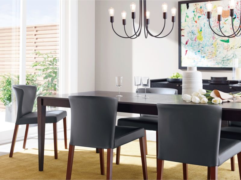 Curran Grey Dining Chair + Reviews Crate & Barrel