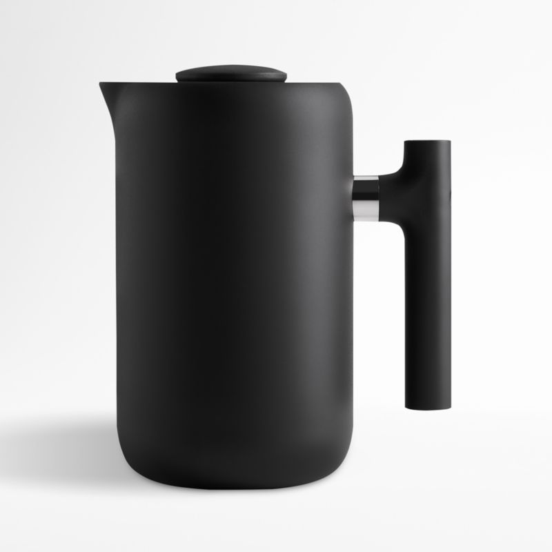 Fellow Clara Matte Black French Press + Reviews Crate & Barrel