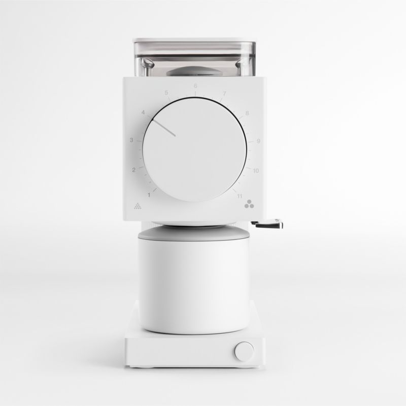 Fellow Ode Matte White Brew Grinder + Reviews Crate & Barrel Canada