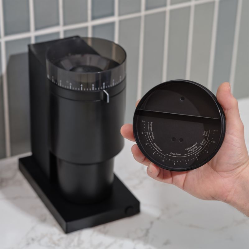 Fellow Opus Conical Burr Grinder in Matte Black + Reviews Crate & Barrel