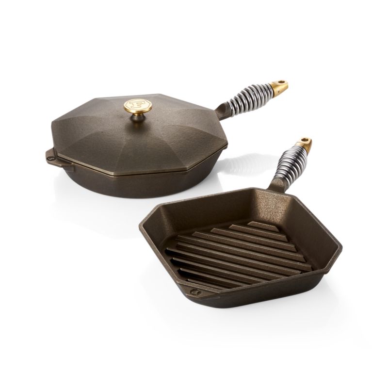Finex Cast Iron Skillet with Lid + Reviews Crate & Barrel