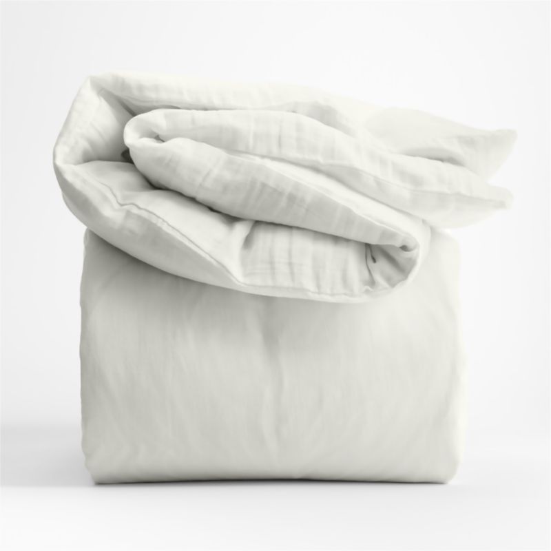 Supersoft Kids Pampas Ivory Gauze Organic Cotton Full/Queen Duvet Cover