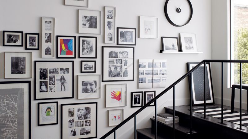 Brushed Silver 11x14 Wall Picture Frame + Reviews Crate & Barrel Canada