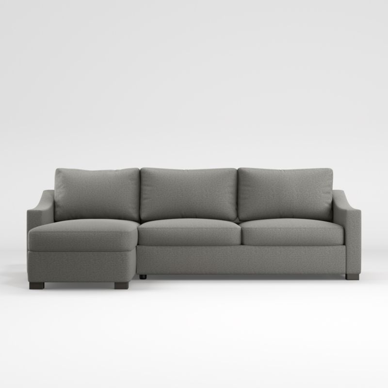 Fuller 2Piece Sleeper Sectional Sofa + Reviews Crate & Barrel Canada