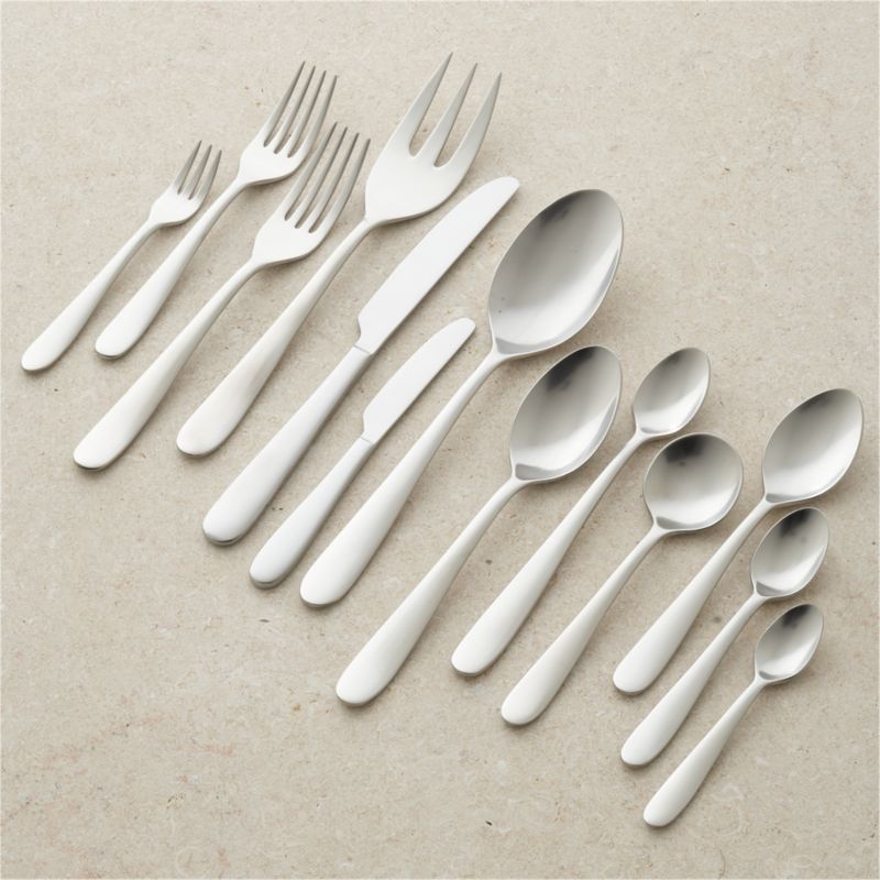 Fusion 20Piece Flatware Set + Reviews Crate & Barrel Canada