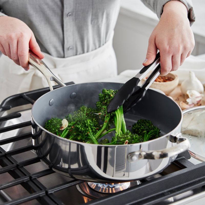 GreenPan Valencia Pro Stainless Steel 11Piece Cookware Set + Reviews Crate & Barrel Canada