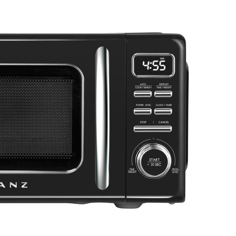 Galanz Gen 2 Retro Black Microwave + Reviews Crate & Barrel