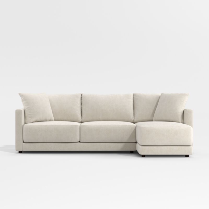 Gather 2Piece Sectional Sofa with RightArm Chaise + Reviews Crate