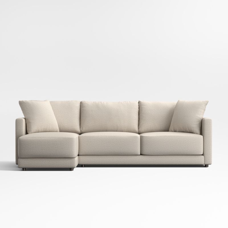 Gather 2Piece Sectional Sofa with LeftArm Chaise + Reviews Crate