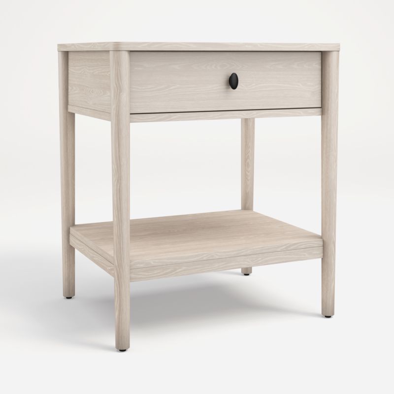 Gia Pickled Oak Nightstand + Reviews Crate & Barrel Canada