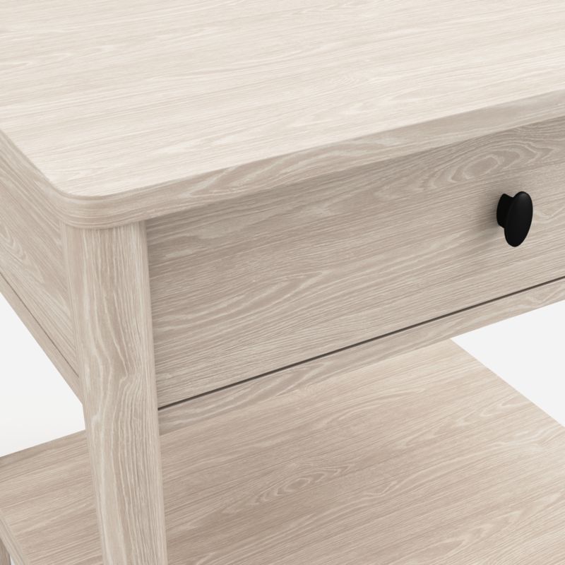 Gia Pickled Oak Nightstand + Reviews Crate & Barrel Canada