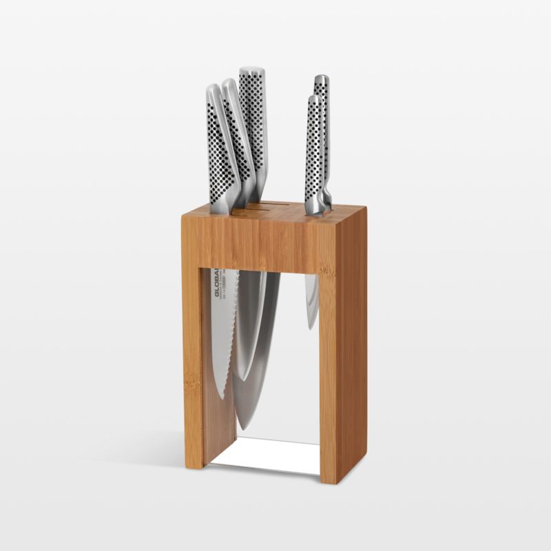 Global Osaka 6Piece Knife Block Set + Reviews Crate & Barrel