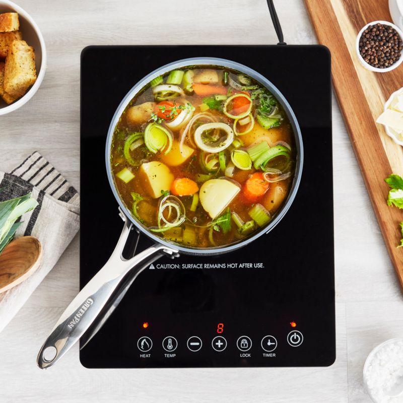 GreenPan Bistro Collection Induction Burner + Reviews | Crate & Barrel