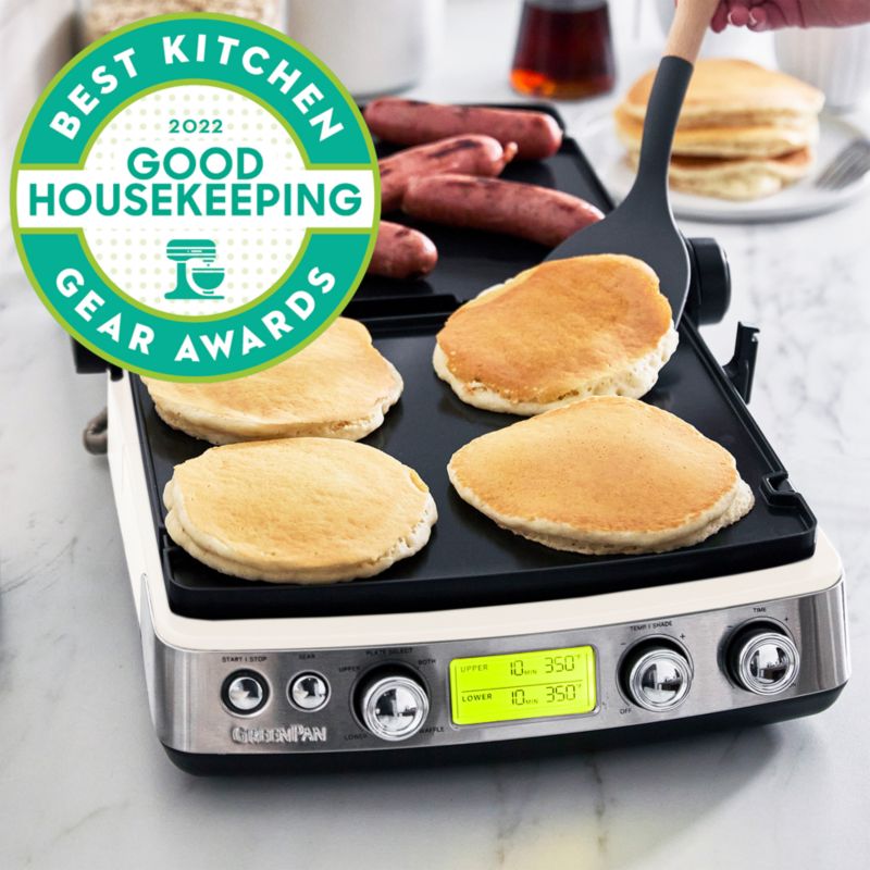 GreenPan Elite Cloud Cream 7in1 Grill, Griddle and Waffle Maker