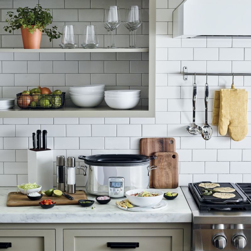 AllClad 7Quart Deluxe Slow Cooker with Aluminum Insert + Reviews