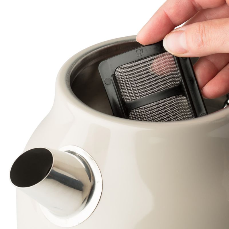 HADEN Dorset Putty Beige Electric Tea Kettle + Reviews Crate & Barrel