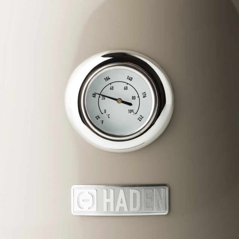 HADEN Dorset Putty Beige Electric Tea Kettle + Reviews Crate & Barrel