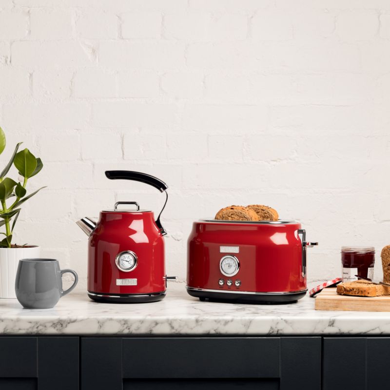 HADEN Dorset Red Electric Tea Kettle + Reviews Crate & Barrel