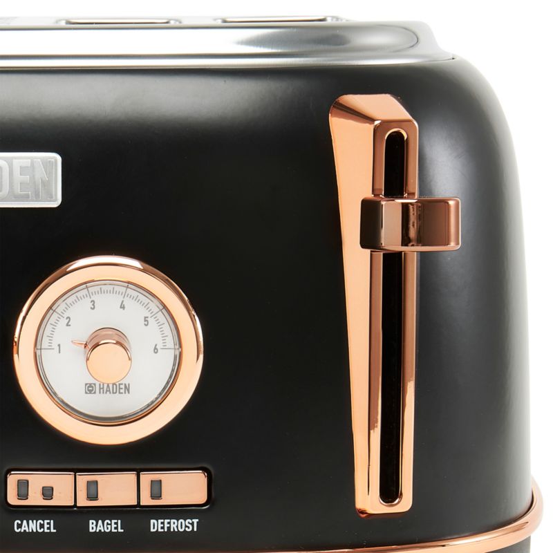 HADEN Dorset Black and Copper Electric Tea Kettle + Reviews Crate