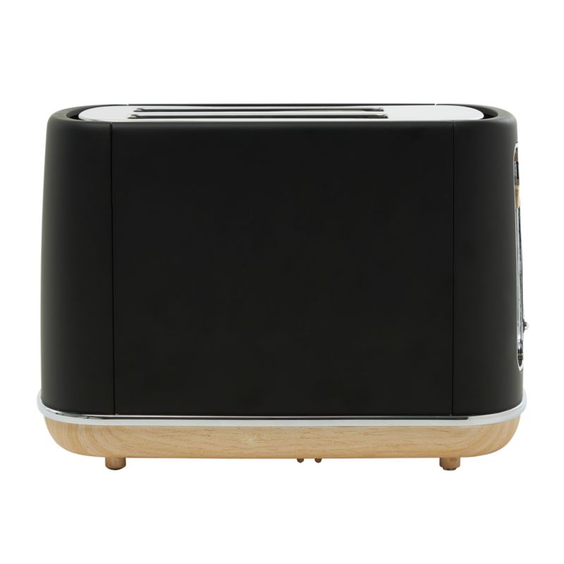 Haden Dorchester Matte Black 2Slice Toaster + Reviews Crate & Barrel