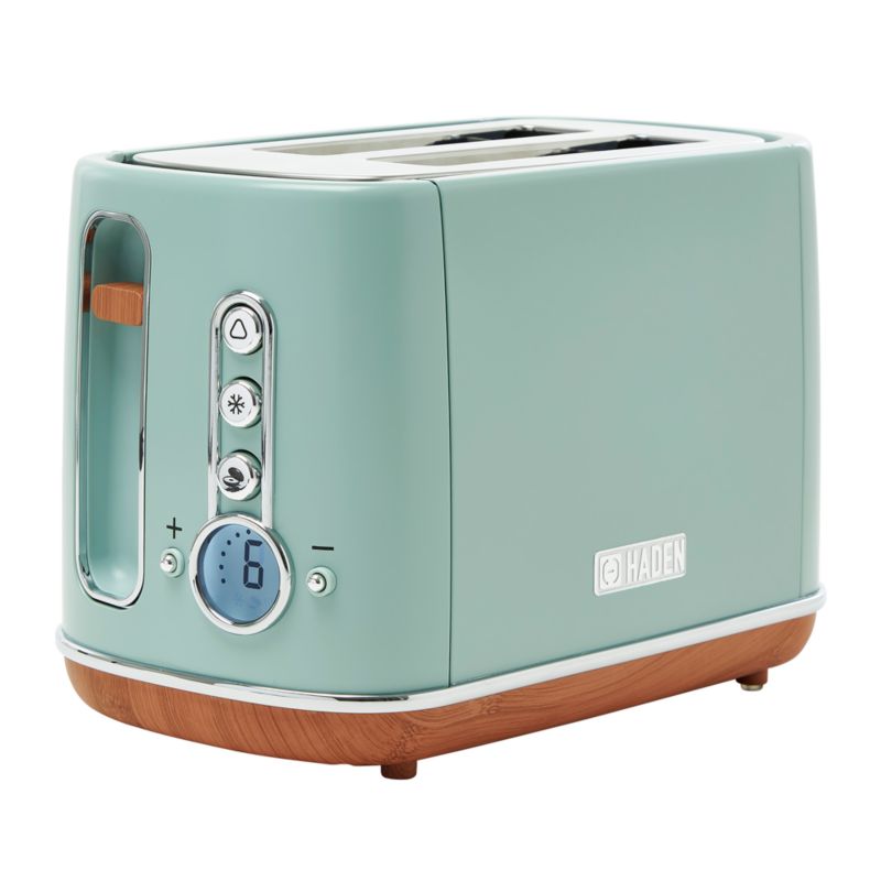 Haden Dorchester Silt Green 2Slice Toaster + Reviews Crate & Barrel