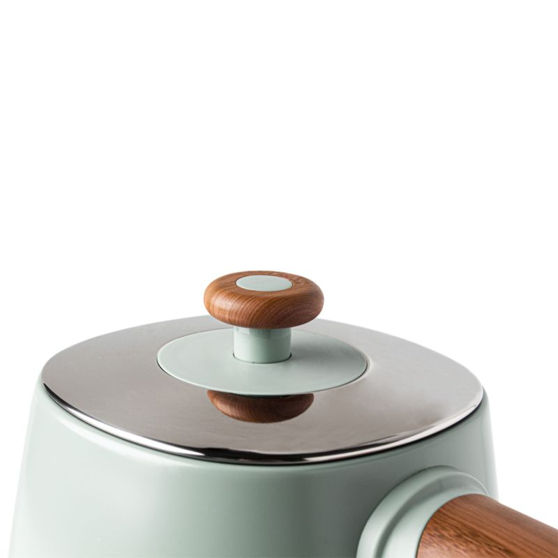 HADEN Dorchester Silt Green Electric Tea Kettle + Reviews Crate & Barrel