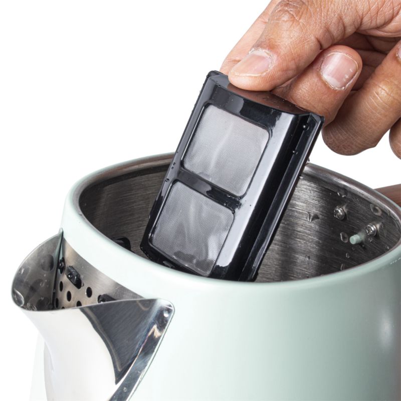 HADEN Dorchester Silt Green Electric Tea Kettle + Reviews Crate & Barrel