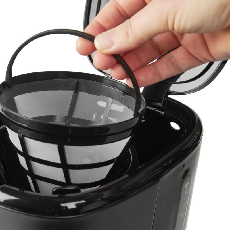 HADEN Heritage Black and Chrome 12Cup Programmable Coffee Maker