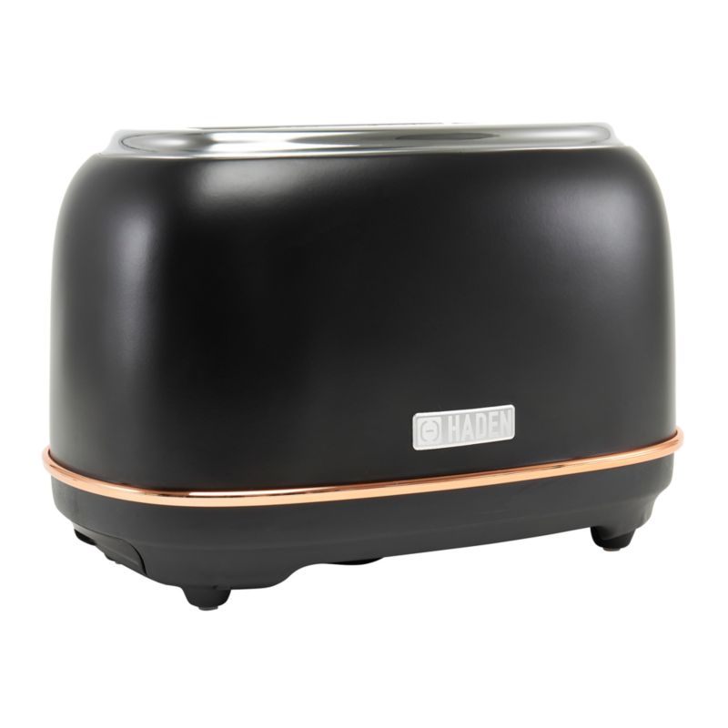 HADEN Heritage Black and Copper 2Slice Toaster + Reviews Crate & Barrel