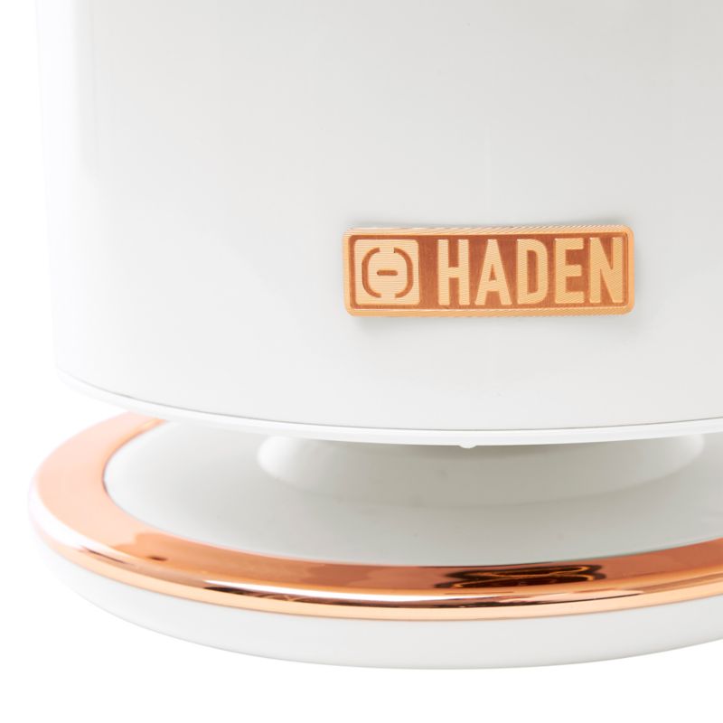 HADEN Heritage Ivory and Copper Electric Tea Kettle + Reviews Crate