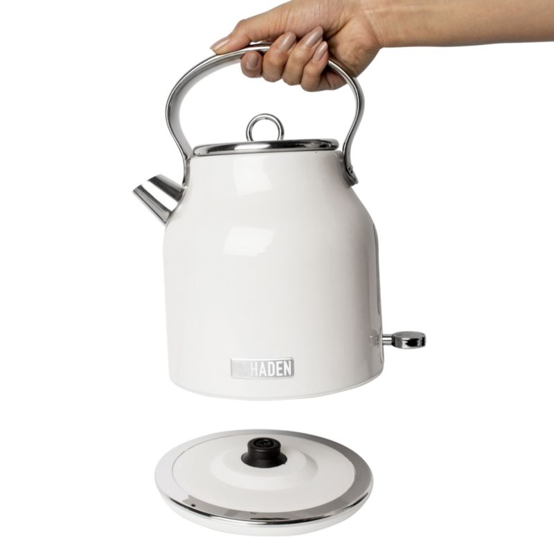 HADEN Heritage Ivory Electric Tea Kettle + Reviews Crate & Barrel