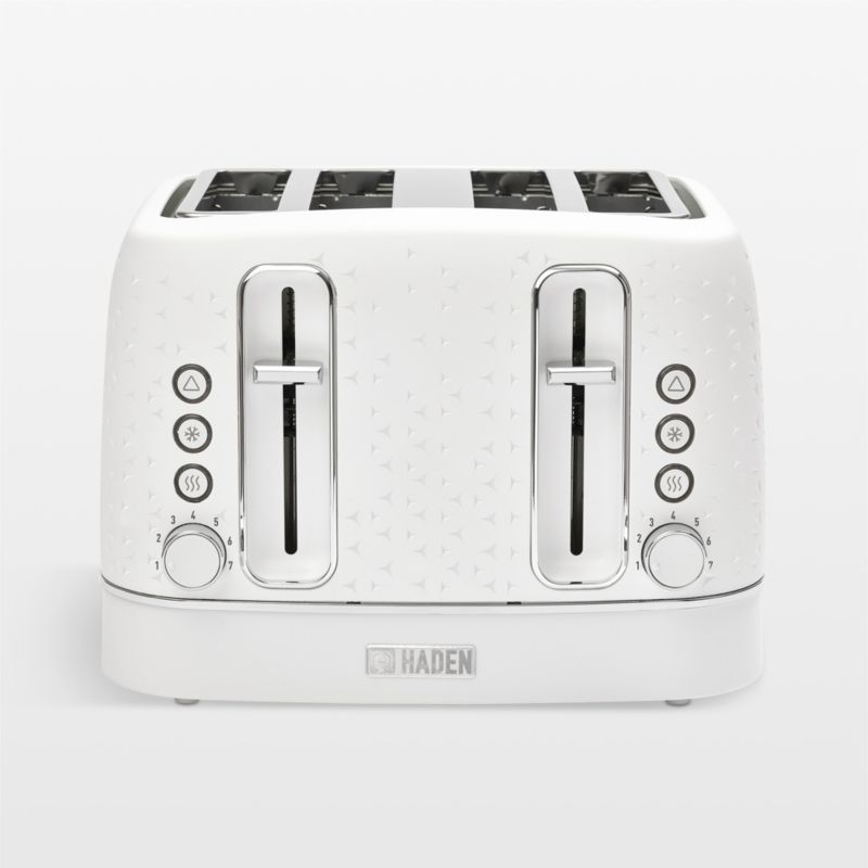 HADEN Starbeck White 4Slice Toaster Crate & Barrel