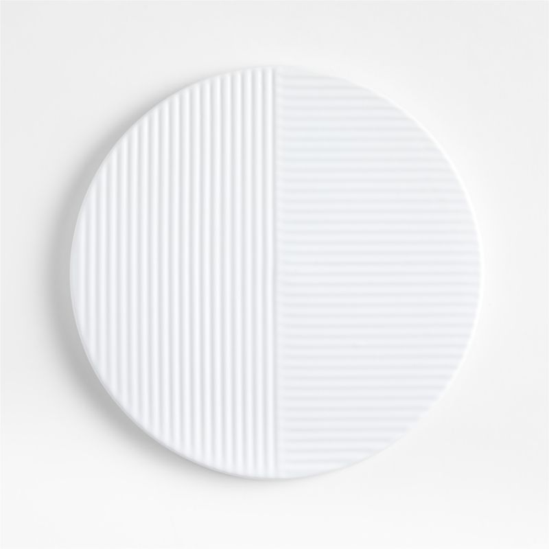 Hanno White Ceramic Trivet + Reviews Crate & Barrel